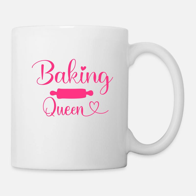 Baking Queen personalizable - Mug - white
