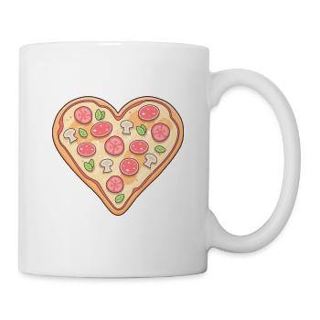 Pizza Heart - Mug - white - Right