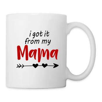 Got it Mama Ich tat es Baby Kinder - Tasse - Weiß - Rechts