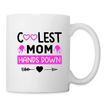 Idée cadeau de mère pour la fête des mères Meilleure mère - Mug blanc - blanc - Droite