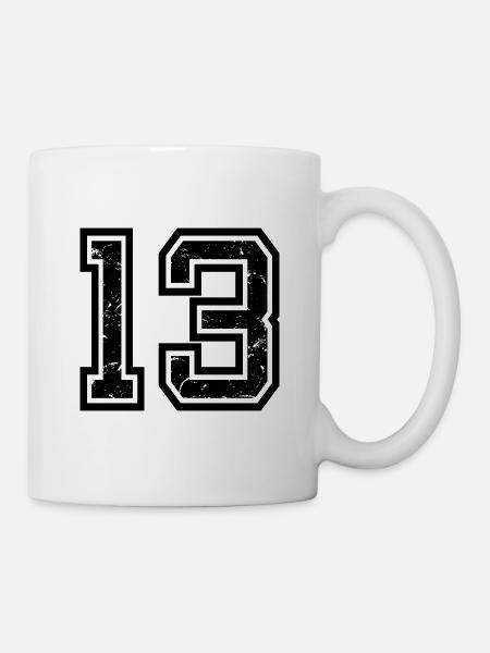 Cooles Geschenk zum 13. Geburtstag von 13 - 13 Jahren - Tasse - Weiß