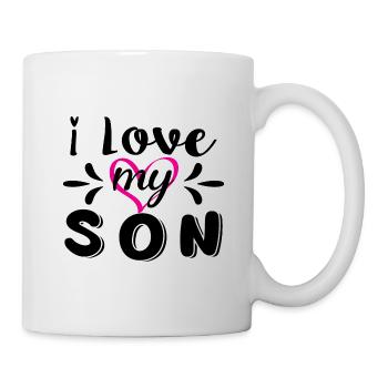 I love my son - Mug - white - Right