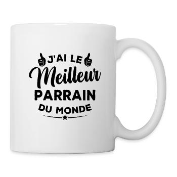 J'ai le meilleur parrain du monde - Mug blanc - blanc - Droite