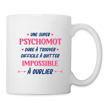 Une super psychomotricienne - Mug blanc - blanc - Droite