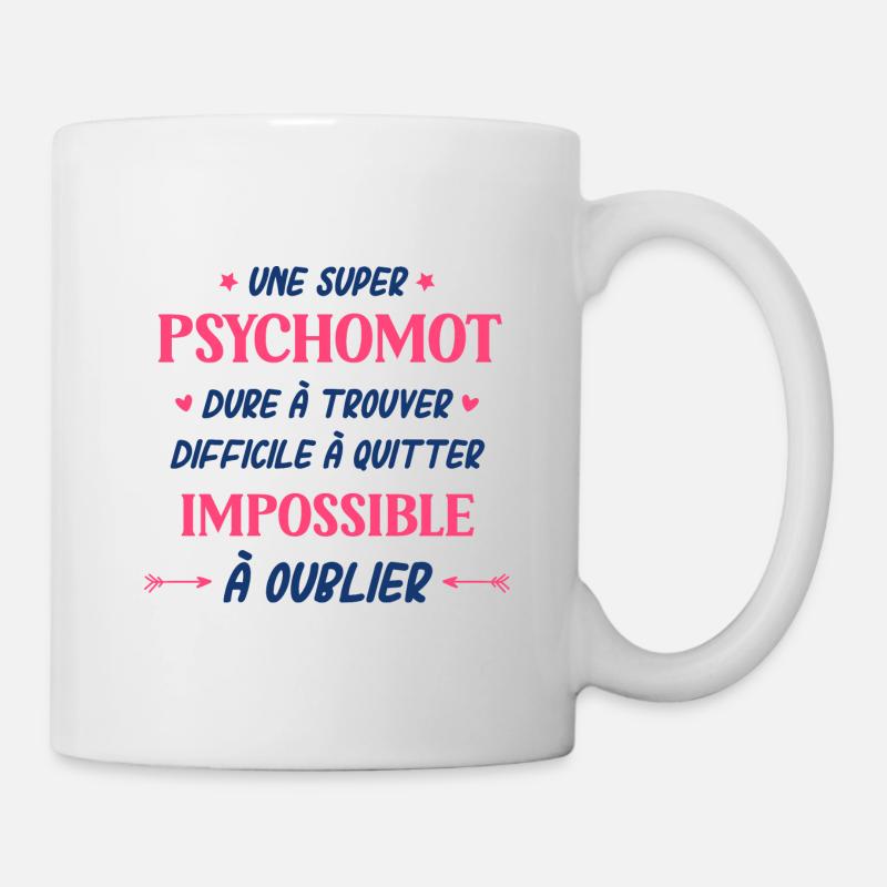 Une super psychomotricienne - Mug blanc - blanc