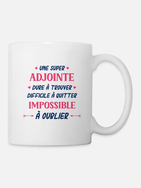 Une super adjointe - Mug blanc - blanc
