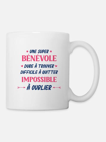 Super bénévole - Mug blanc - blanc