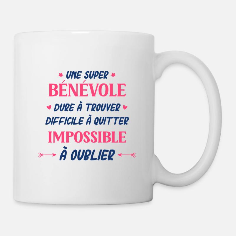 Super bénévole - Mug blanc - blanc