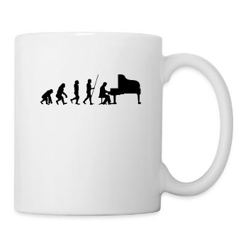 Piano Music Instrument - Mug - white - Right