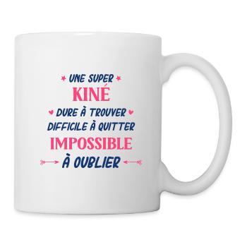 Super kiné - Mug blanc - blanc - Droite