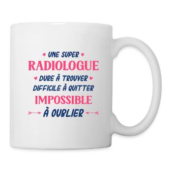 Super radiologue - Mug blanc - blanc - Droite