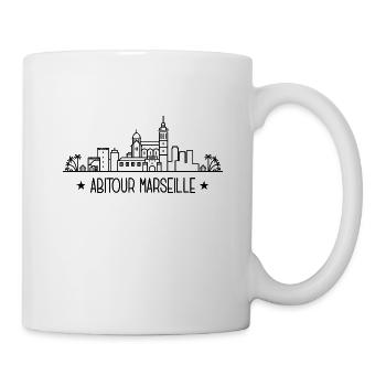 Abschlussfahrt Marseille Abireise Abifahrt Abitour - Tasse - Weiß - Rechts