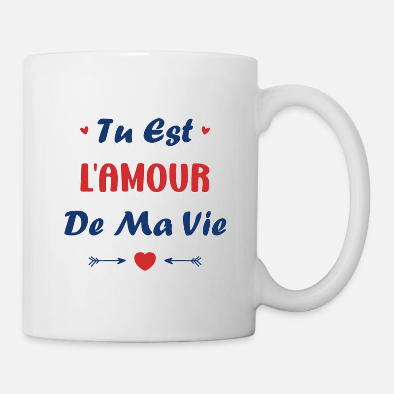 Tu est l'amour de ma vie - Mug blanc - blanc