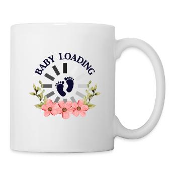 Werdende Mutter, Endlich werde ich ein Mama - Tasse - Weiß - Rechts