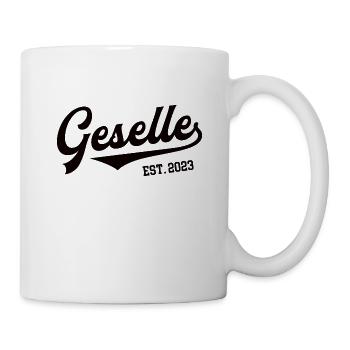 Geselle 2023 Gesellenprüfung bestanden Ausbildung - Tasse - Weiß - Rechts