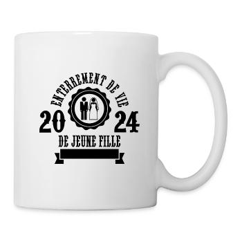 Hochzeit Braut JGA 2024 Junggesellinenabschied - Tasse - Weiß - Rechts