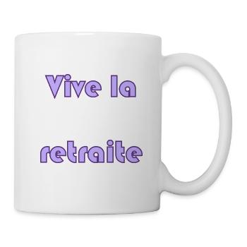 RUHESTAND. RUHESTAND. PENSIONIERT. RUHESTAND - Tasse - Weiß - Rechts