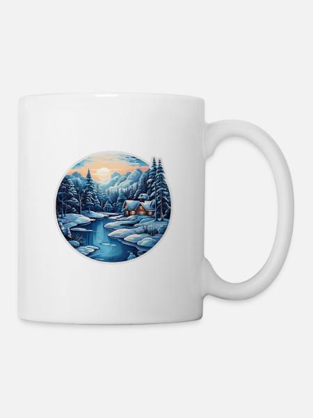 Hiver - Mug blanc - blanc