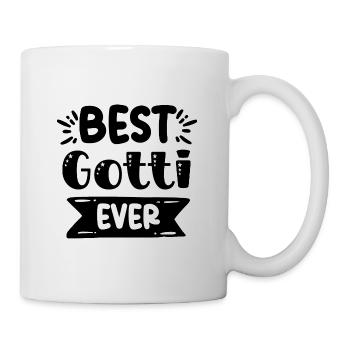 Beste Gotti Schweiz Patentante Gotti Saurus - Tasse - Weiß - Rechts