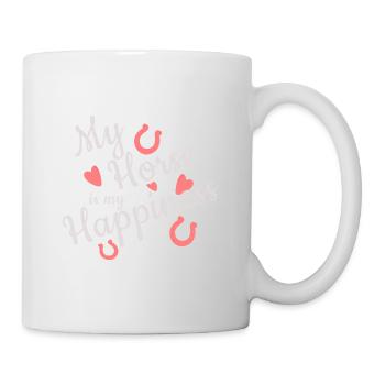 My Horse is my Happiness - Tasse - Weiß - Rechts