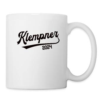Klempner 2024 Meister Gas Wasser Installateur - Tasse - Weiß - Rechts
