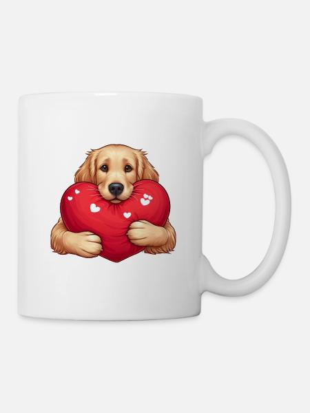 Labradoe Retriever Liebe - Tasse - Weiß