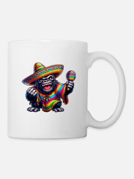 Pâques, oeuf de Pâques, ours polaire de bande dessinée, décoration de Pâques, - Mug blanc - blanc