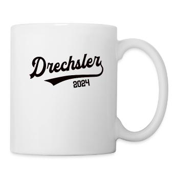 Drechsler 2024 Ausbildung Prüfung Tischler Azubi - Tasse - Weiß - Rechts