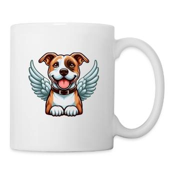 Pitbull Chien Angel Wings Halo - Mug blanc - blanc - Droite