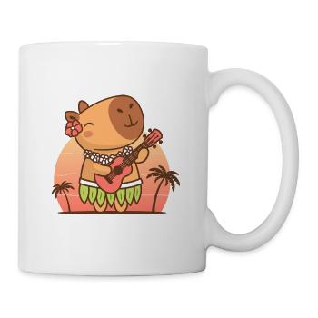 Tropical Capybara - Mug blanc - blanc - Droite