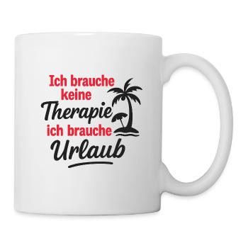 Holidays are my best medicine - Mug - white - Right
