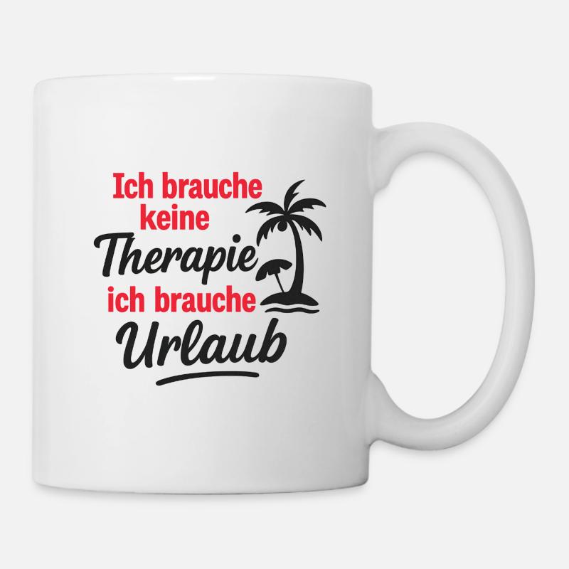 Les vacances sont mon meilleur remède - Mug blanc - blanc
