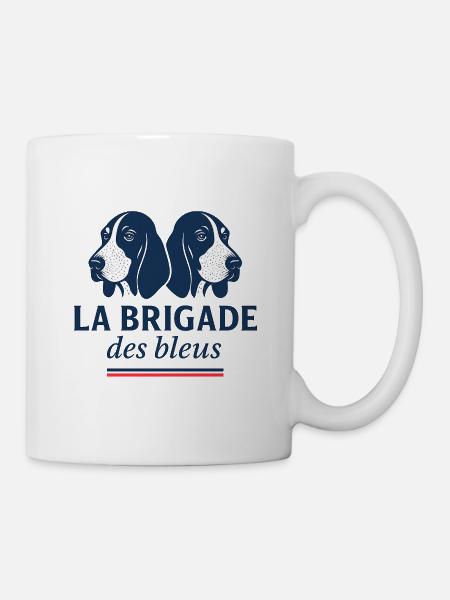 Blaue Hunde der Gascogne - Tasse - Weiß