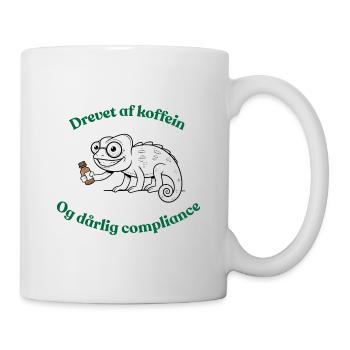 Powered by Caffeine - Fun Design - Mug - white - Right