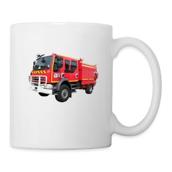 Pompier CCR - Mug blanc - blanc - Droite
