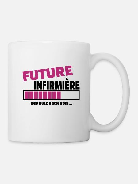 future infirmière - Mug blanc - blanc