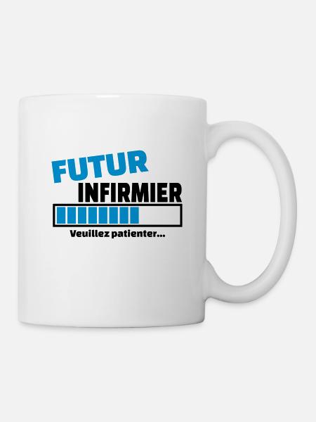 futur infirmier - Mug blanc - blanc