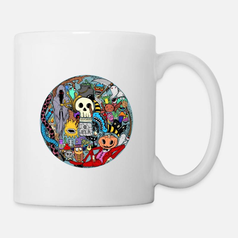 Halloween T-Shirt - Mug - white