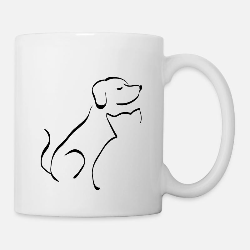 Chien Chat - Mug blanc - blanc