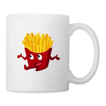 French fries gift - Mug - white - Right