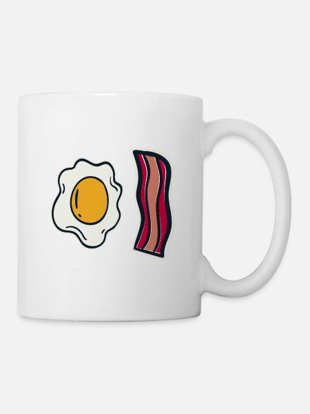 Egg and bacon - Mug - white