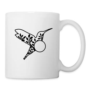 Hummingbird Vogel Vögel - Tasse - Weiß - Rechts