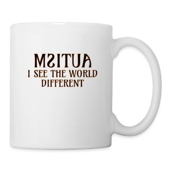 Autism awareness: I See the World different - Mug - white - Right