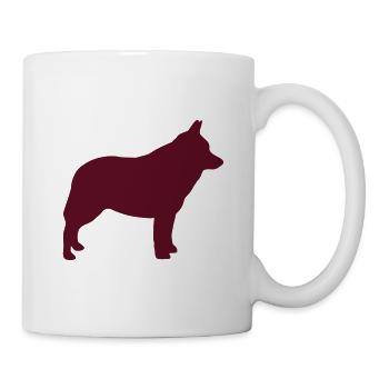 Schipperke - Tasse - Weiß - Rechts