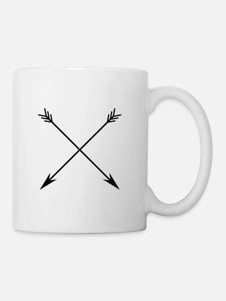 Flèches - Mug blanc - blanc