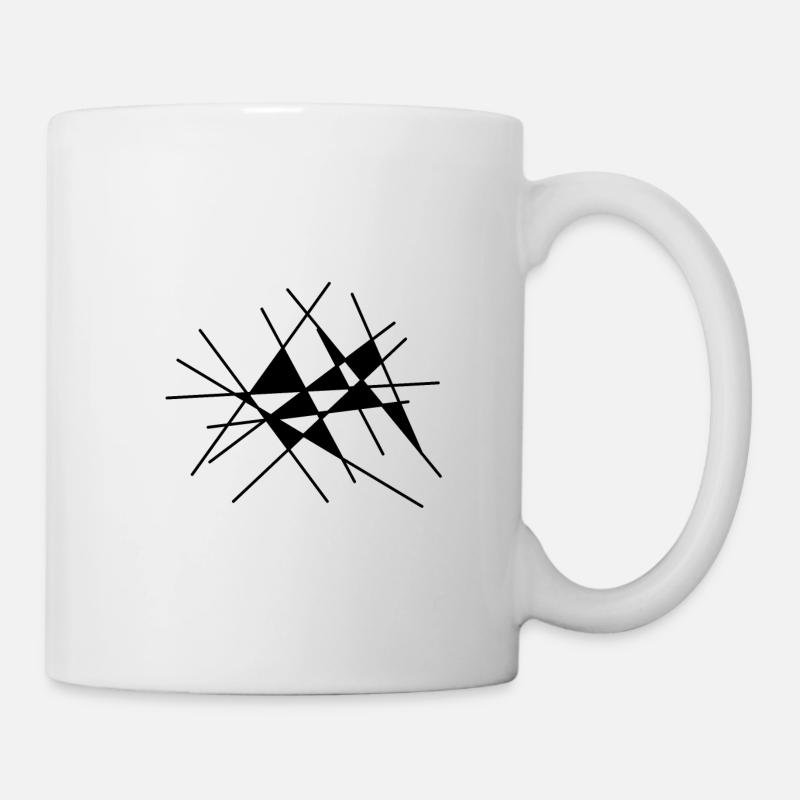 Kacheln abstrakt imperfekt Fantasie Bilder Design - Tasse - Weiß