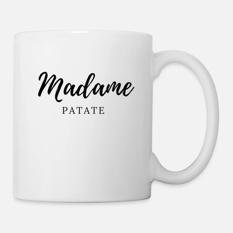 Madame PATATE - Mug blanc - blanc