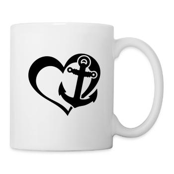Heart Anchor Love - Mug - white - Right