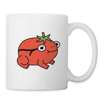 Cute Tomato Frog Doodle - Mug - white - Right