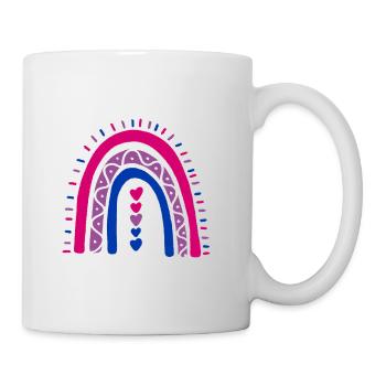 LGBT Pride Month Bisexual Rainbow - Mug - white - Right